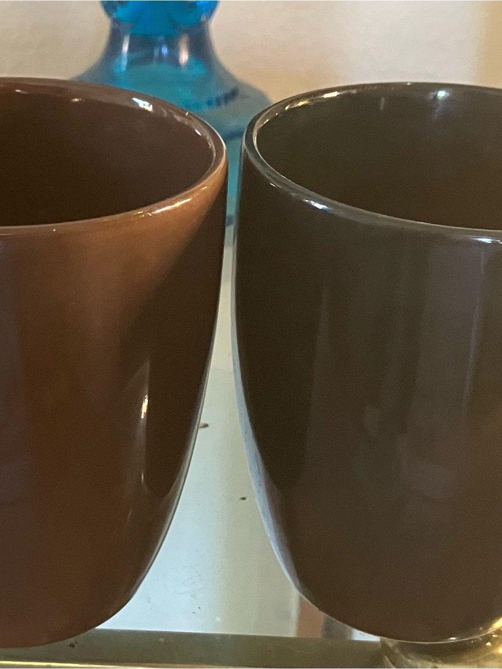 (2)Corelle Black/Brown Stoneware Piece W/ Natural Rim!Accepting Offers/Bundles